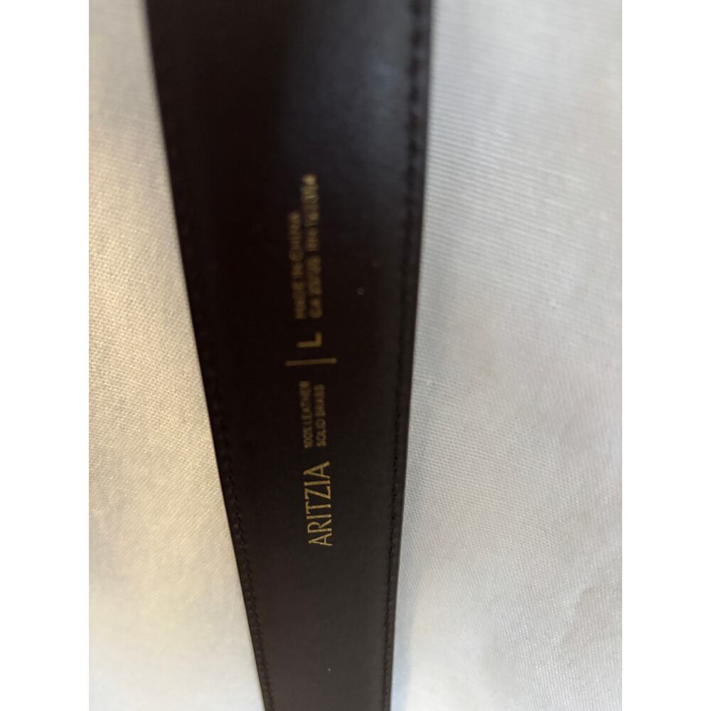 Aritzia “Legendary Wide” Brown Leather Belt Size L - Picture 6 of 6
